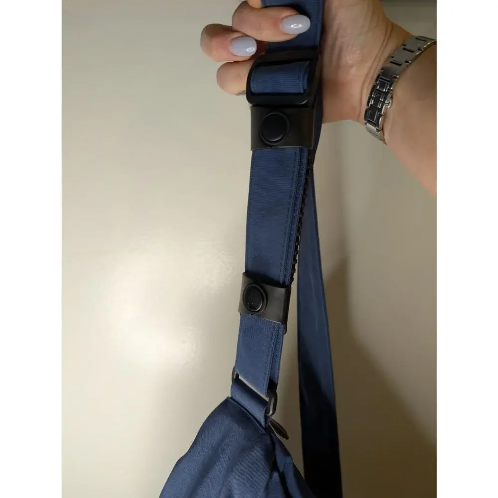 Ameribag Healthy Back Bag Navy Blue Crossbody Sling Ergonomic Kingspoint USA - Picture 4 of 10